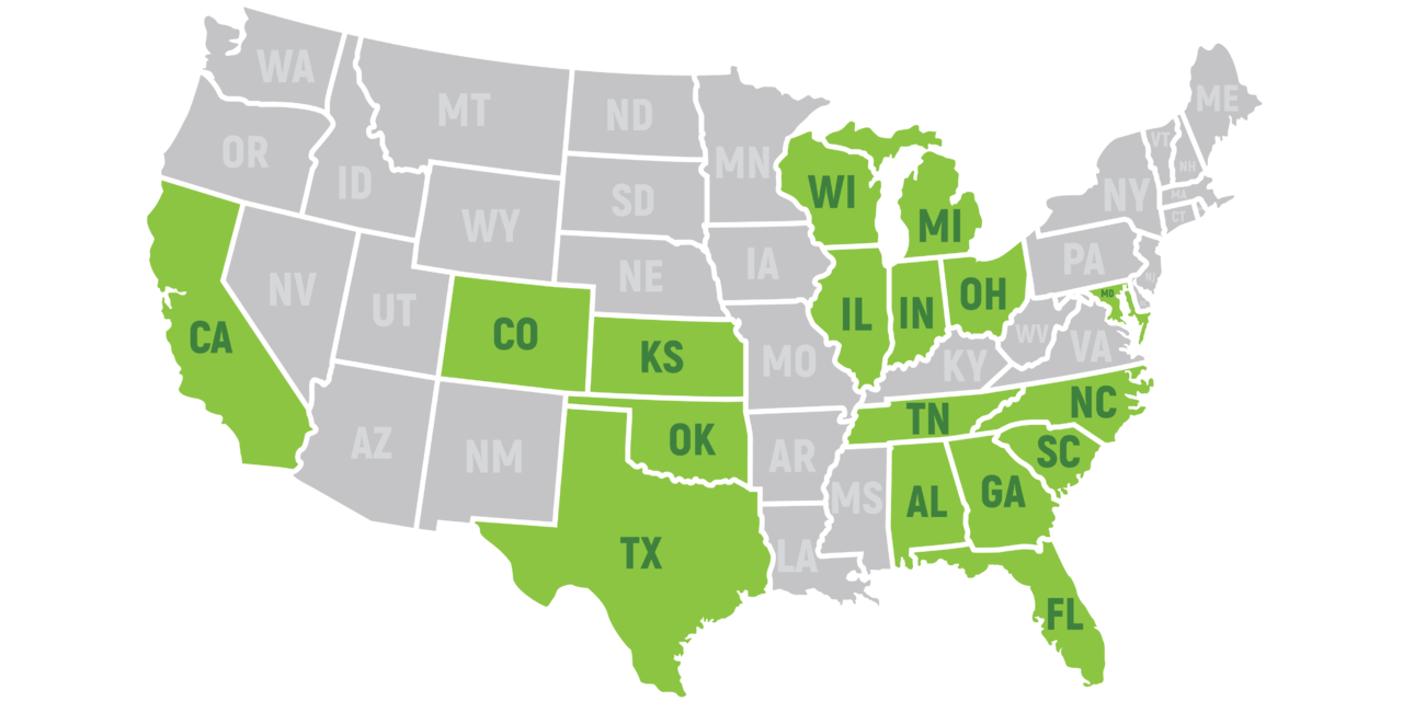 Pick Your Part Service Areas